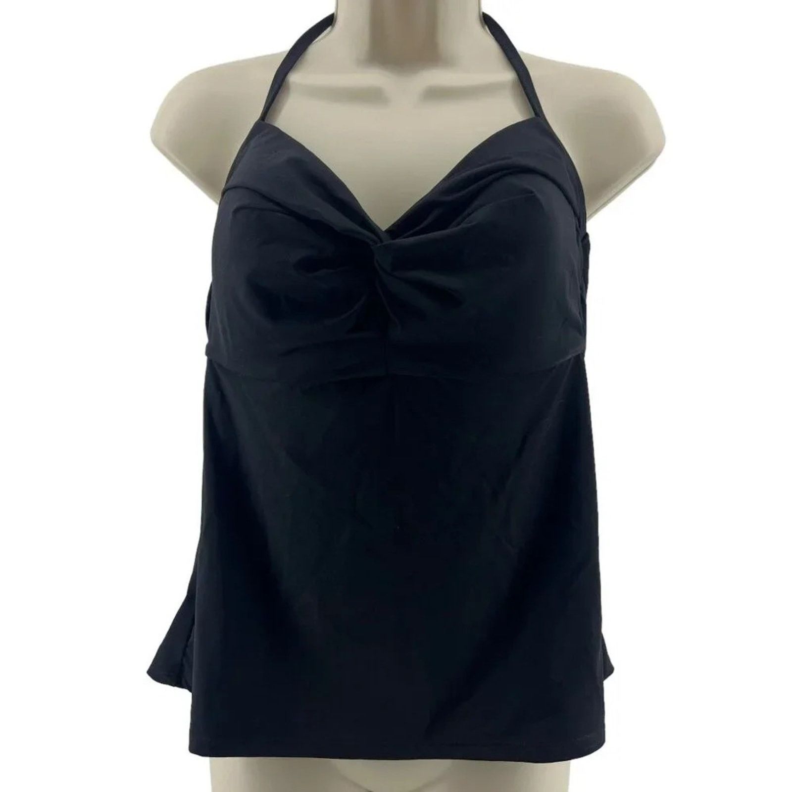 Athleta Athleta Hampton Bra Cup Tankini Top Black #798481 38B/C Size ONE SIZE - 2 Thumbnail