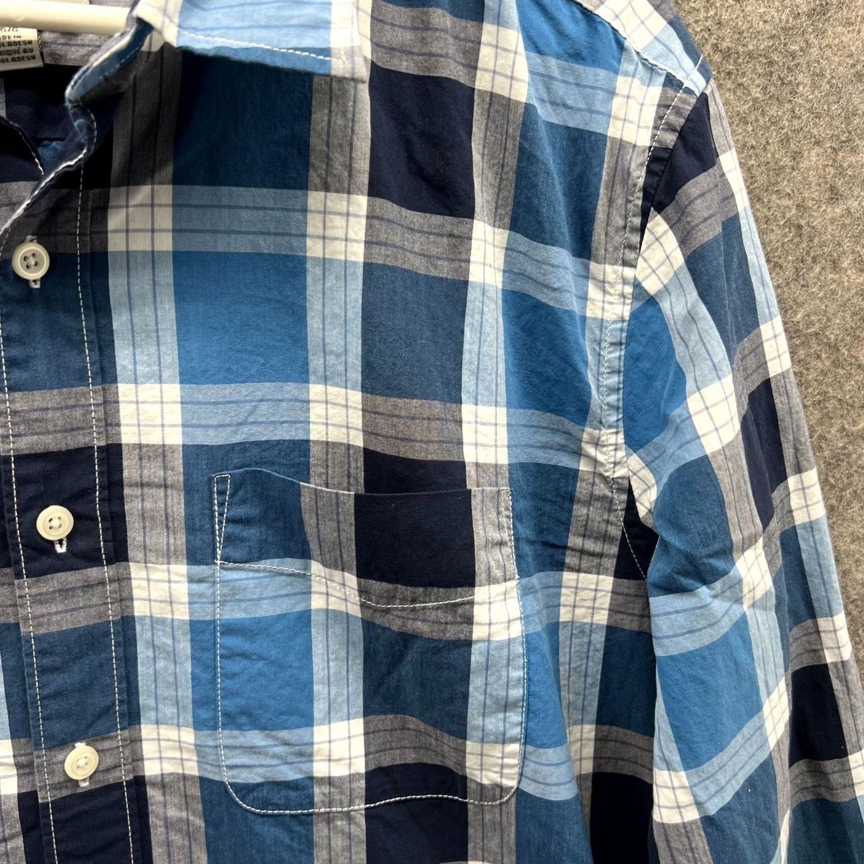 American Eagle Outfitters VINTAGE American Eagle Outfitters Shirt Plaid Button-Up Blue Large Men Size US L / EU 52-54 / 3 - 5 Thumbnail