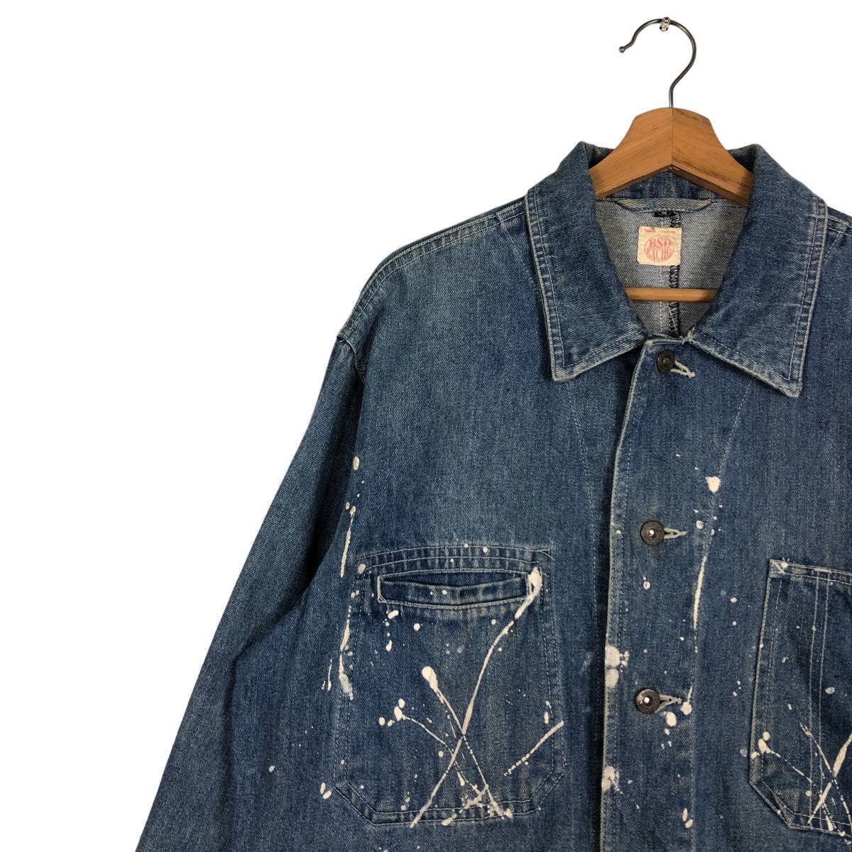 Hysteric Glamour Vintage Chore Jacket Painted Design Double Pocket Bsd ExcHG Size US M / EU 48-50 / 2 - 7 Thumbnail