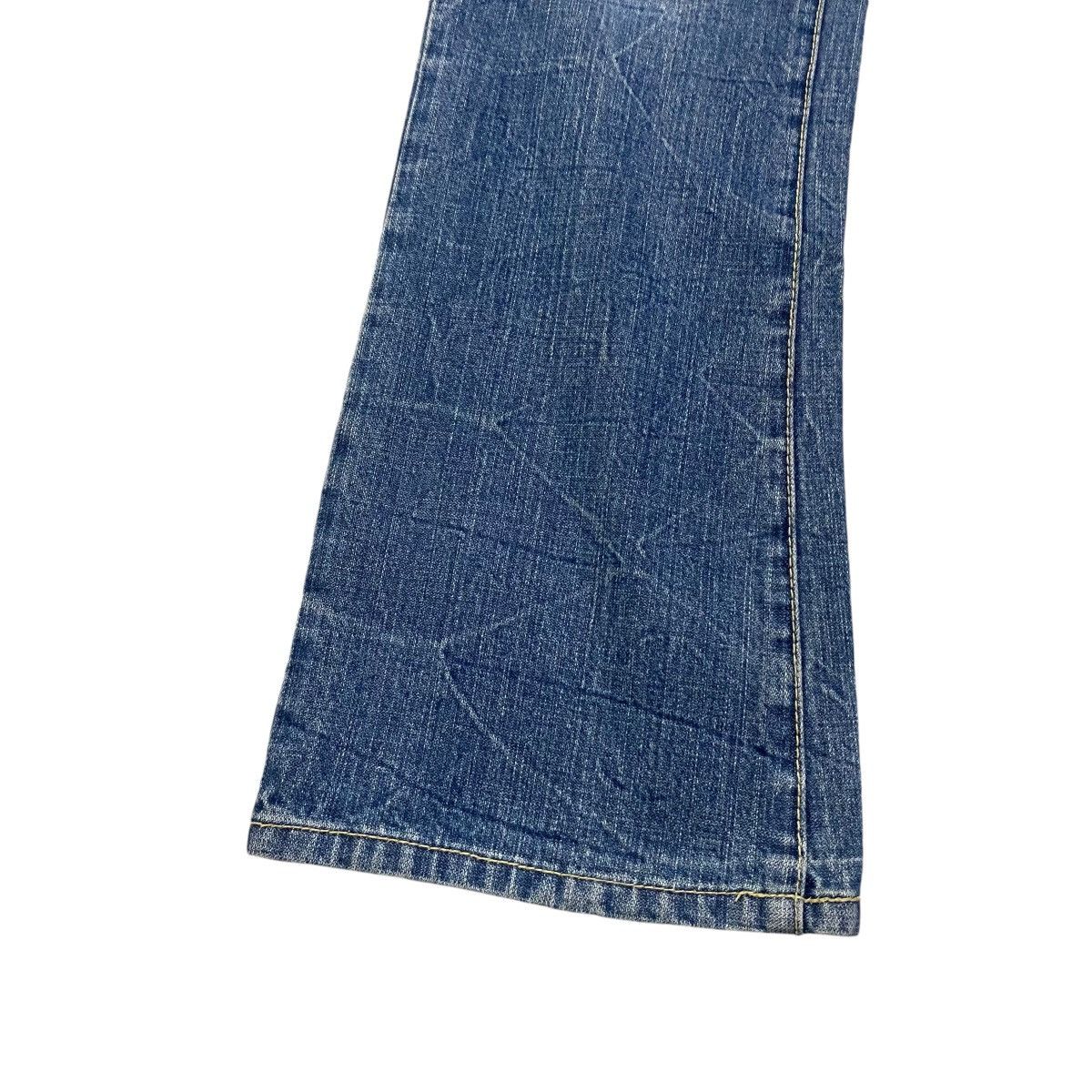 Japanese Brand OZZ FIRST PINBALL Denim Flare Jeans Studded Size US 34 / EU 50 - 9 Thumbnail