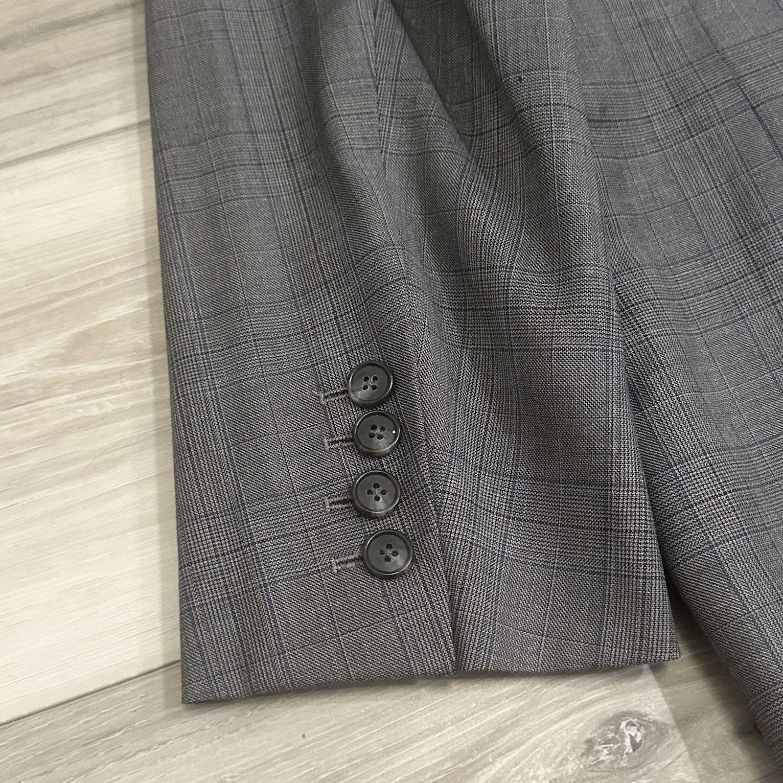 Hickey Freeman Hickey Freeman Loro Piana Suit Men’s 42R Tasmanian Super 130 Size 42R - 9 Thumbnail