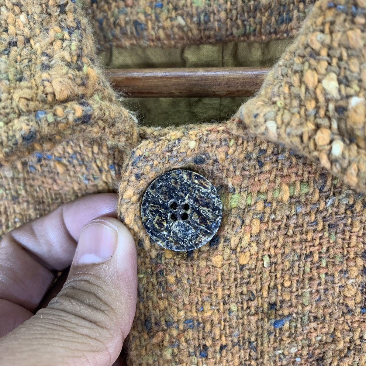 Issey Miyake × Vintage Vintage Trucha Vagabunda By Granpie Coconut Button Jacket Size US L / EU 52-54 / 3 - 7 Thumbnail