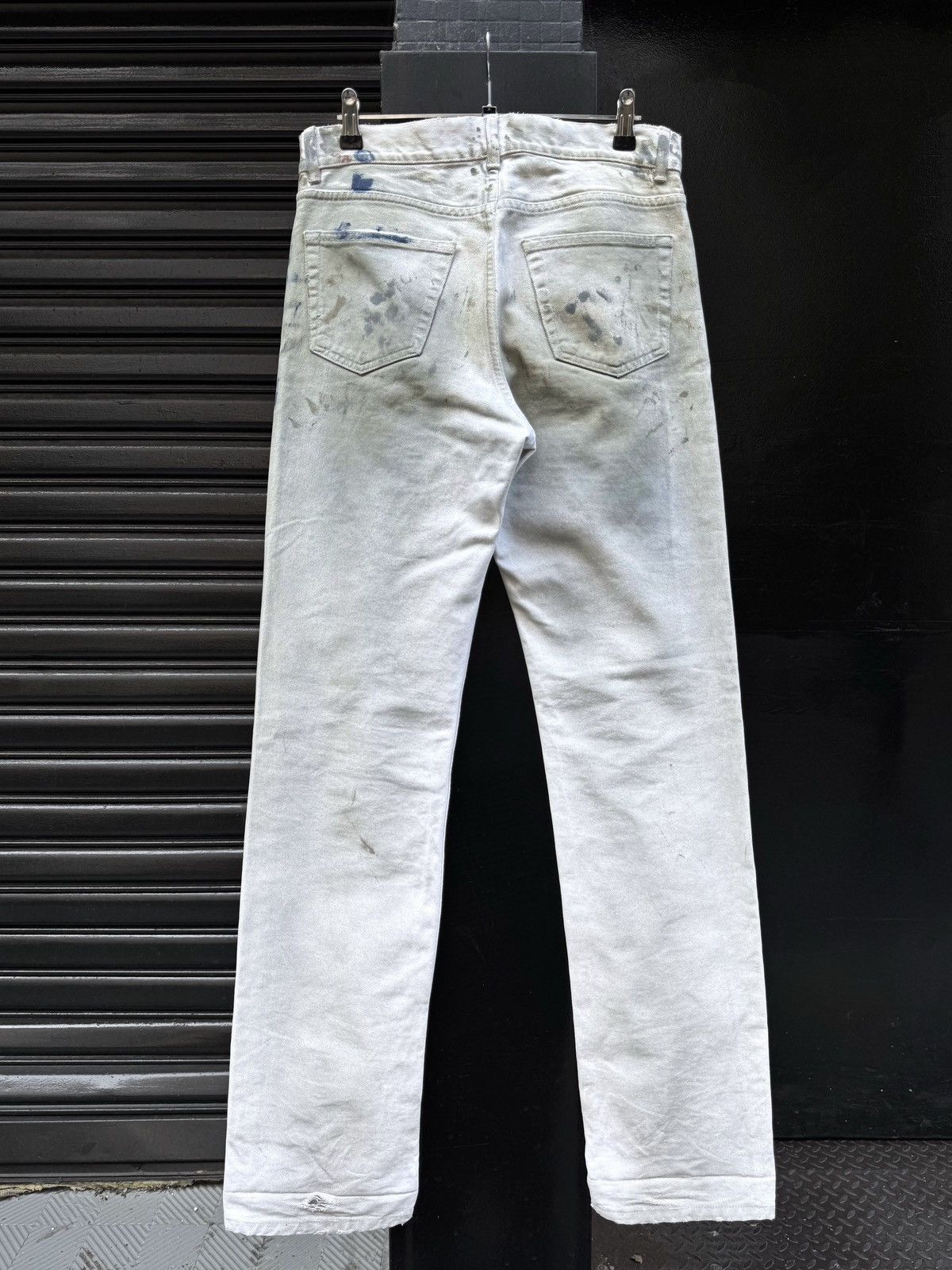 Helmut Lang Helmut Lang SS03 Painter Dirty White Classic 5 Pocket Denim Size US 30 / EU 46 - 8 Thumbnail