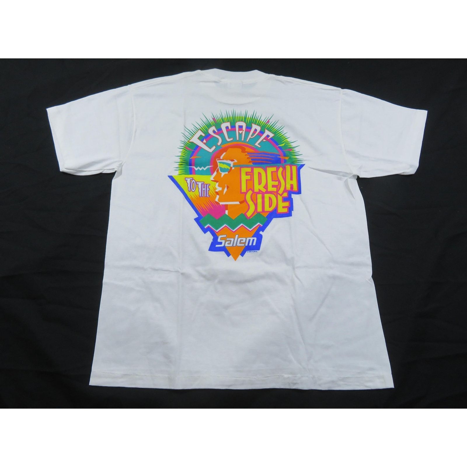 Other Salem Cigarettes Fresh Wrap White T-shirt Sz XL 1990s Size US XL / EU 56 / 4 - 1 Thumbnail