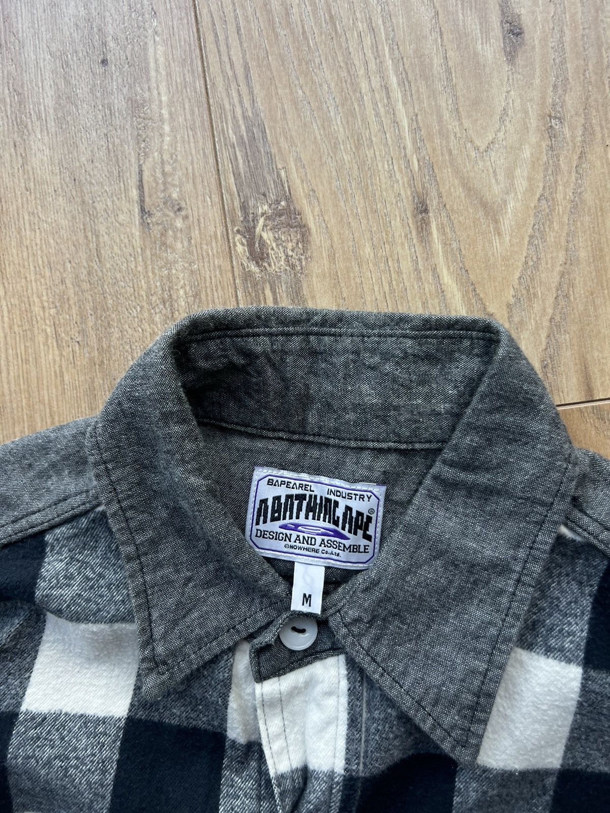 Bape BAPE BAPEAREL INDUSTRY FLANNEL CHECK TIMBER SHIRT Size US M / EU 48-50 / 2 - 7 Thumbnail