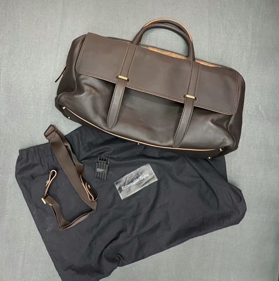 Ermenegildo Zegna Ermenegildo Zegna Leather Handbag Crossbody Size ONE SIZE - 1 Thumbnail
