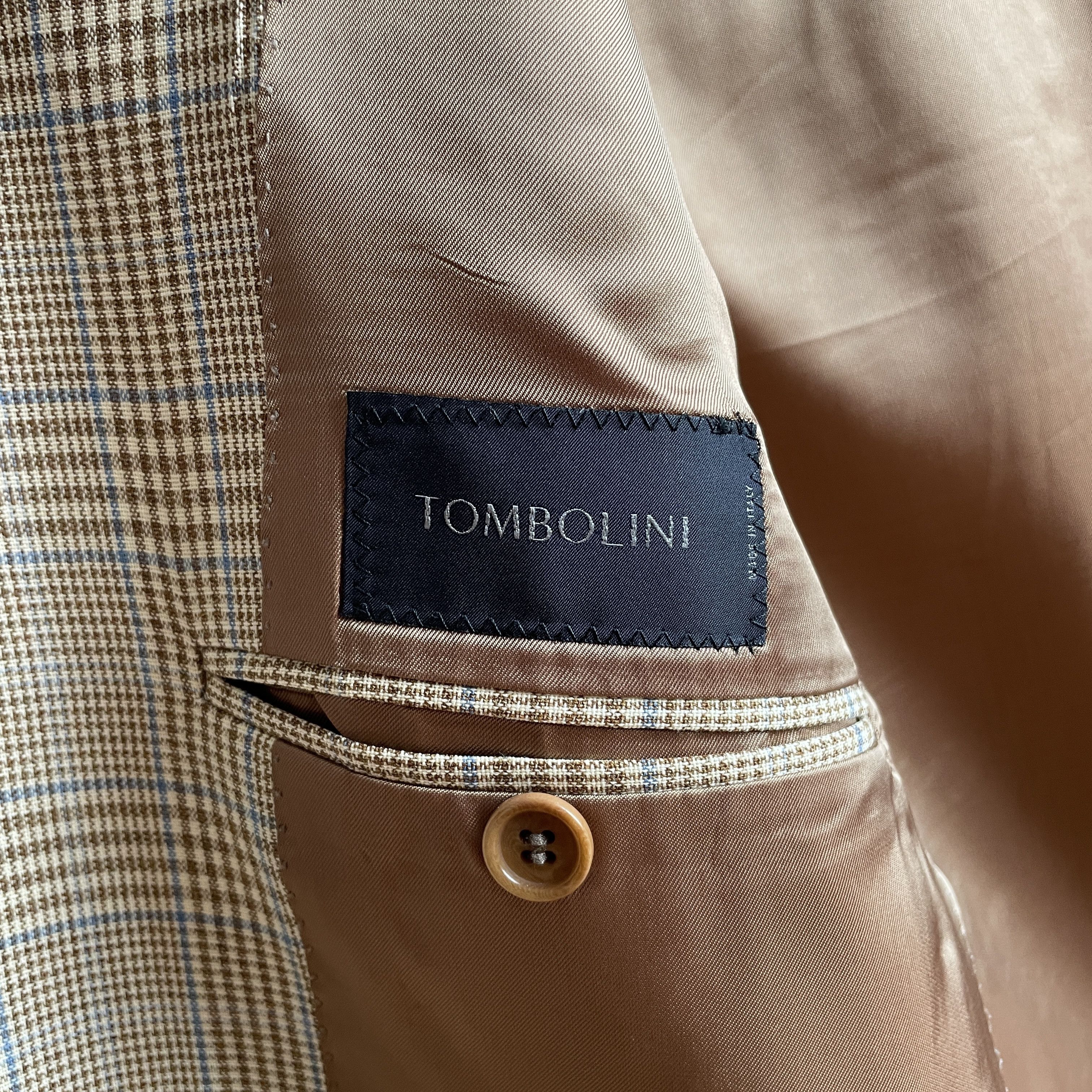 Tombolini Tombolini Loro Piana Fabric Plaid Wool Blazer Size EUR 50R Size 40R - 6 Thumbnail