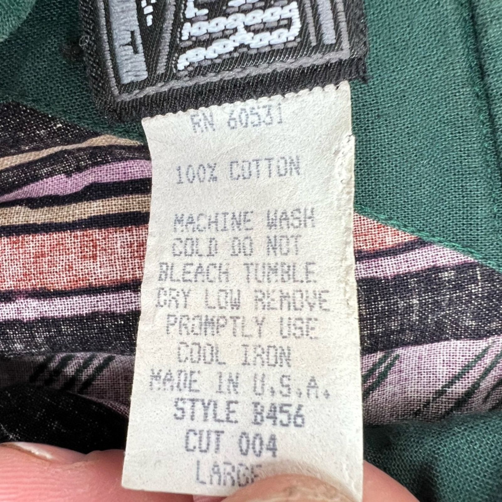 Vintage Vintage Rough Rider Western Shirt Aztec Button Up USA Made Size US L / EU 52-54 / 3 - 6 Thumbnail