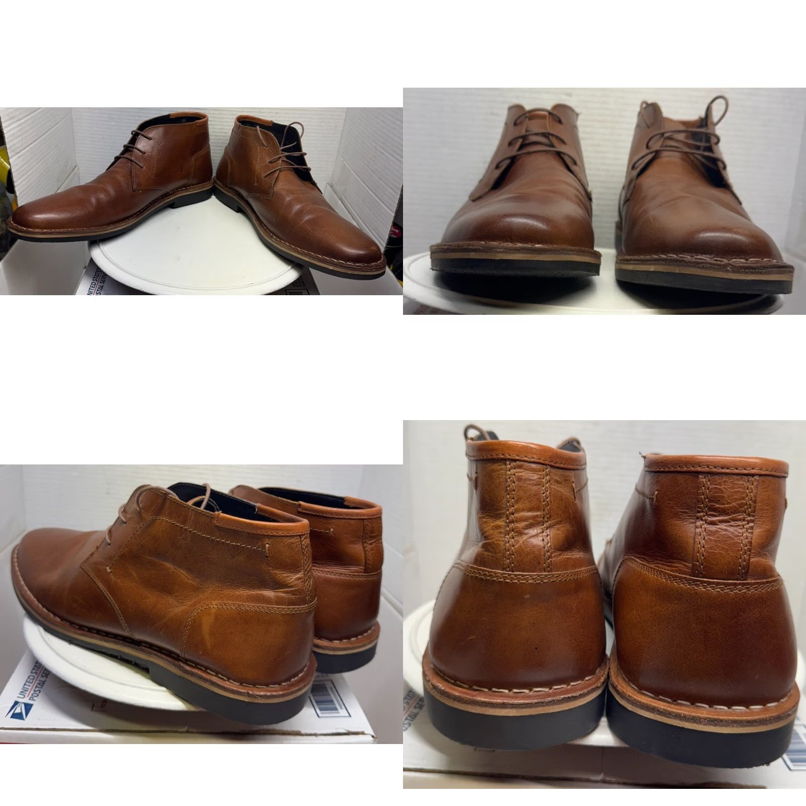 Vintage STEVE MADDEN Leather Harken Chukka Boot Mens Size 7.5 Black $15/mo - Finance Steve Madden Men main image 2