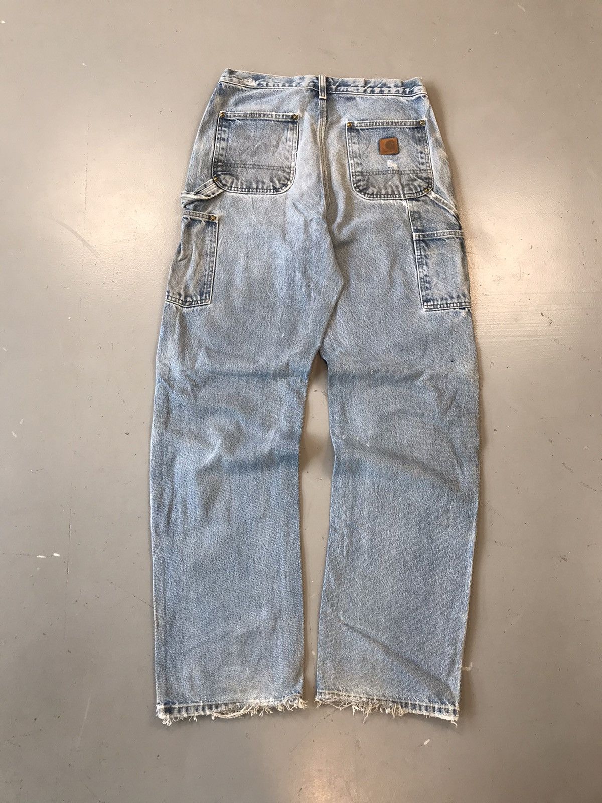Carhartt × Designer × Vintage Vintage Carhartt B73 DST double knee carpenter denim Size US 30 / EU 46 - 6 Thumbnail