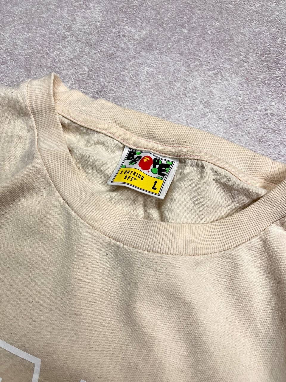 Bape Vintage BAPE A Bathing Ape Baggy Spellout Boxy T-shirt L Size US L / EU 52-54 / 3 - 4 Thumbnail