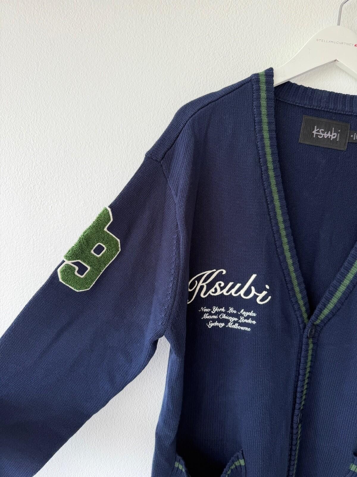 Ksubi new Ksubi mens PLAYOFF CARDIGAN MIDNIGHT blue navy medium m Size US M / EU 48-50 / 2 - 4 Thumbnail