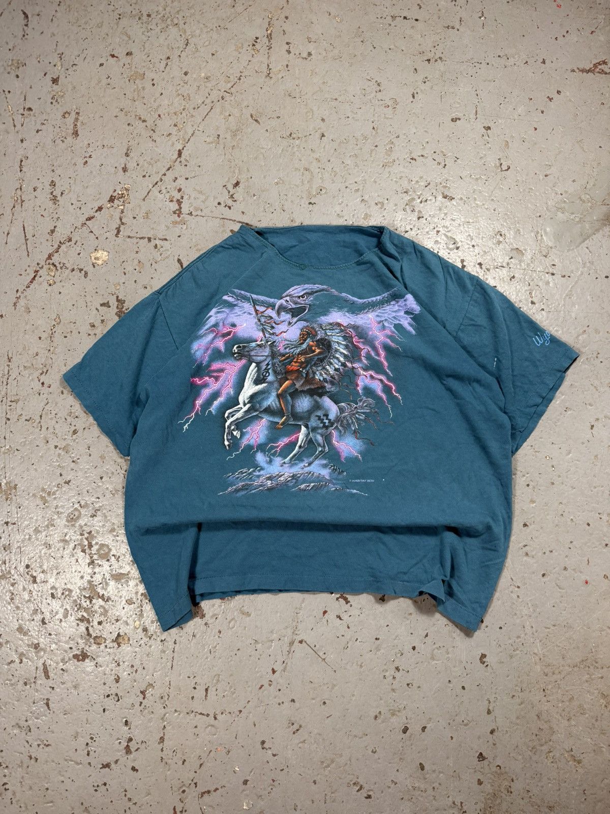 Vintage Vintage Wyoming Native Lightning Tee Size US XL / EU 56 / 4 - 1 Thumbnail