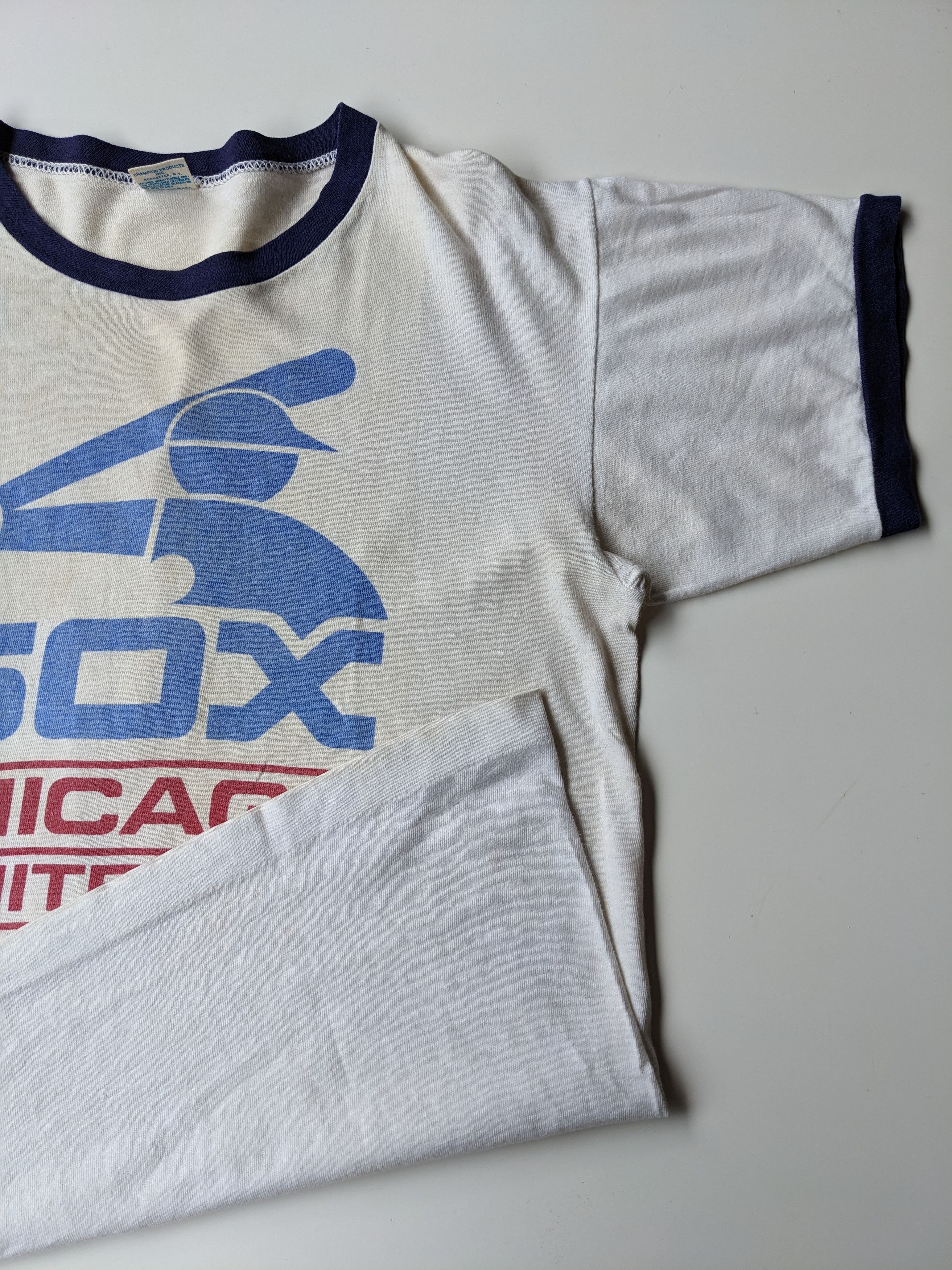 Champion × Vintage Vintage 70s Champion bluebar SOX Size US M / EU 48-50 / 2 - 3 Thumbnail