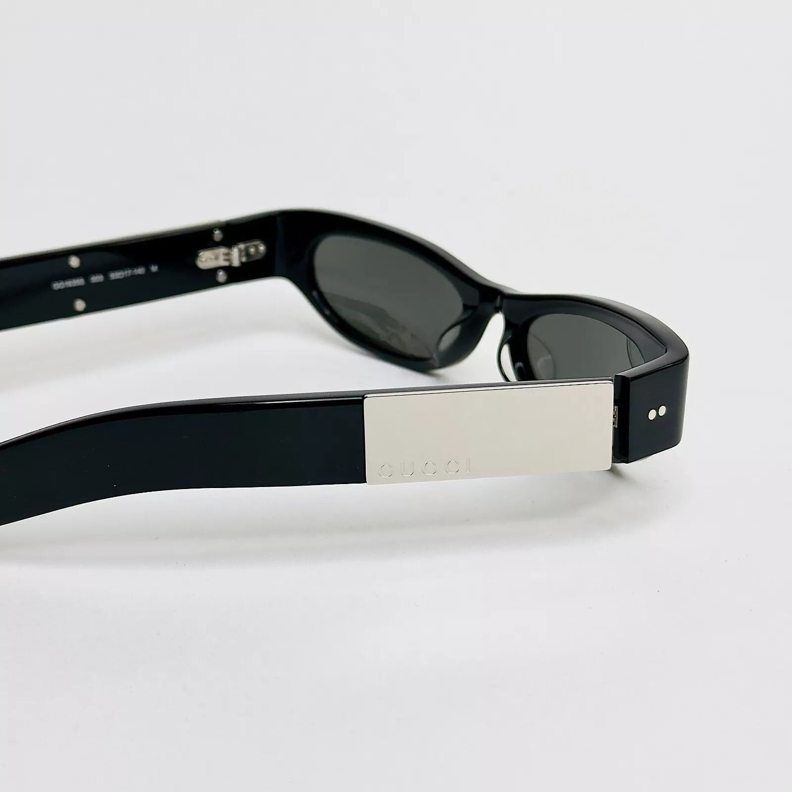 Gucci GUCCI 1635 Black Narrow Logo Gg1635S Mask Sunglasses 003 Size ONE SIZE - 2 Thumbnail