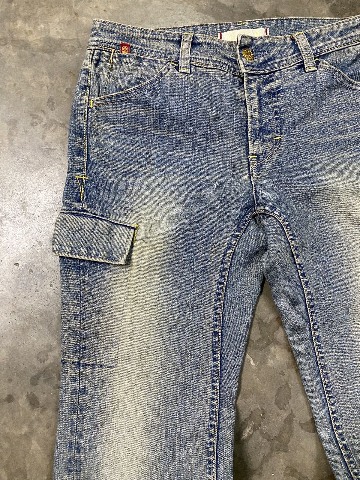 Hysteric Glamour × If Six Was Nine × Tornado Mart Flare Jeans Georgia Love Cargo Stretch Jeans @267 Size US 29 - 7 Thumbnail