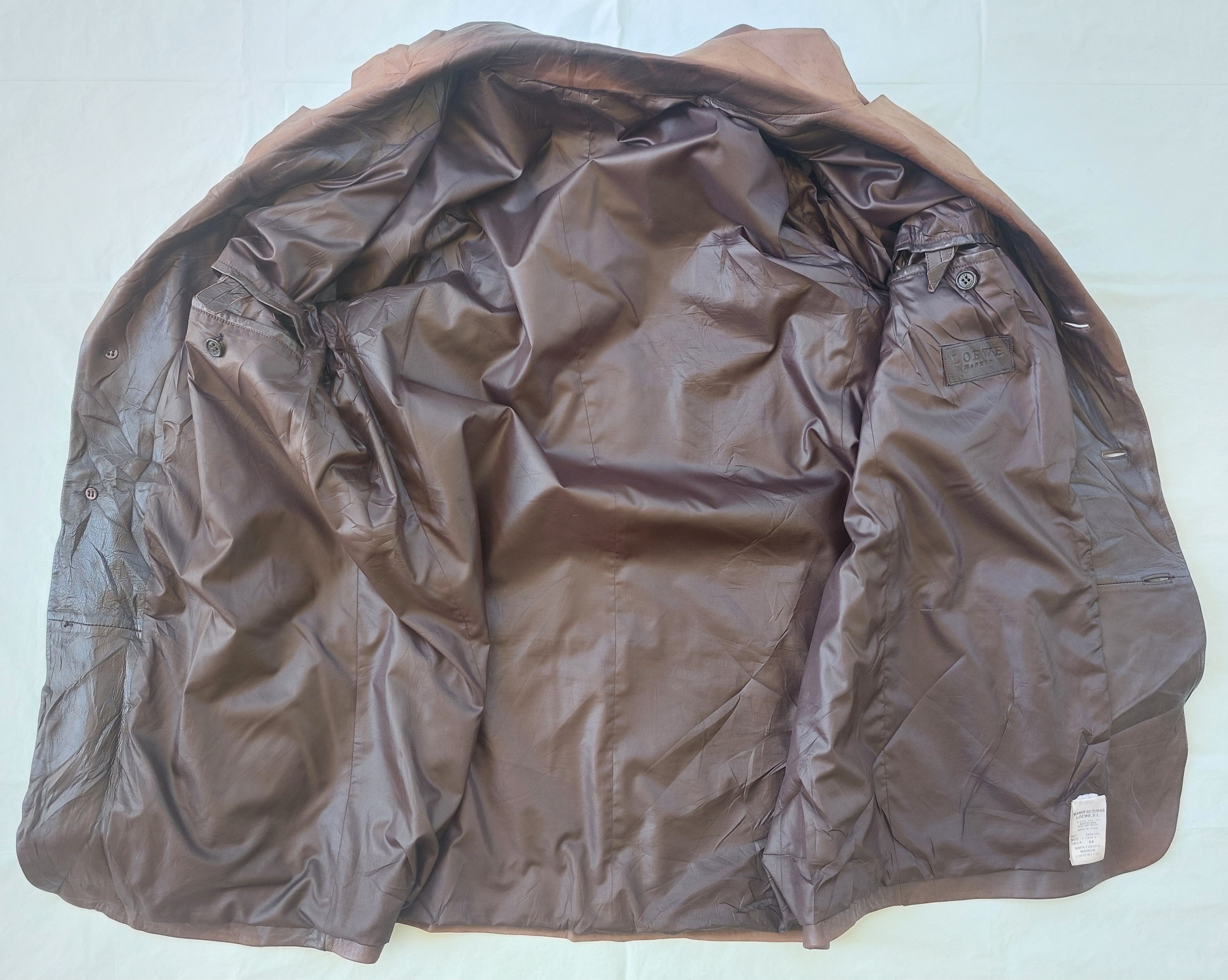 Loewe LOEWE Madrid nappa lambskin tie dye leather coat Size US L / EU 52-54 / 3 - 6 Thumbnail