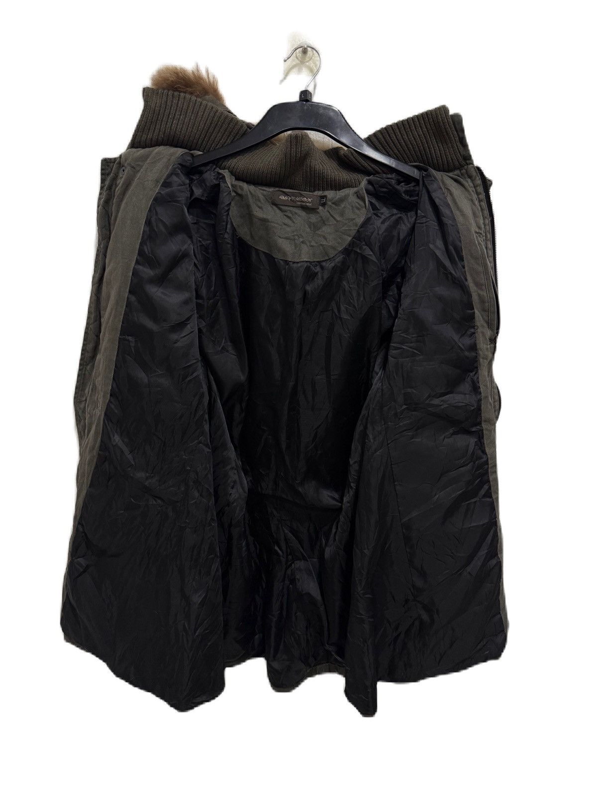 GOA JAPAN BRAND BLACK DISTRESS HOODIES FUR RACCON MULTI POCKET Size US L / EU 52-54 / 3 - 6 Thumbnail
