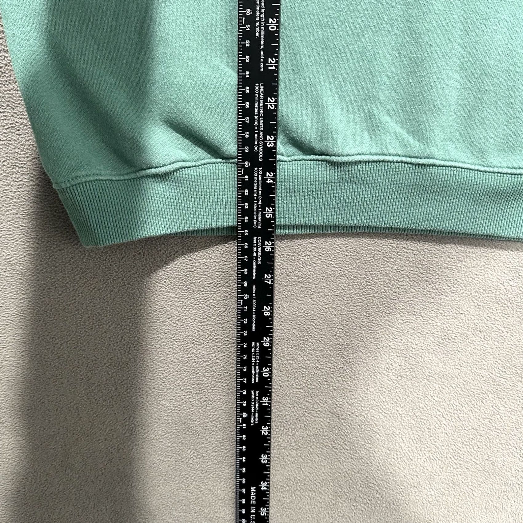 Vintage State of Mine Sweatshirt Womens Large Green Crew London Social Club Embroidered Size L / US 10 / IT 46 - 8 Thumbnail