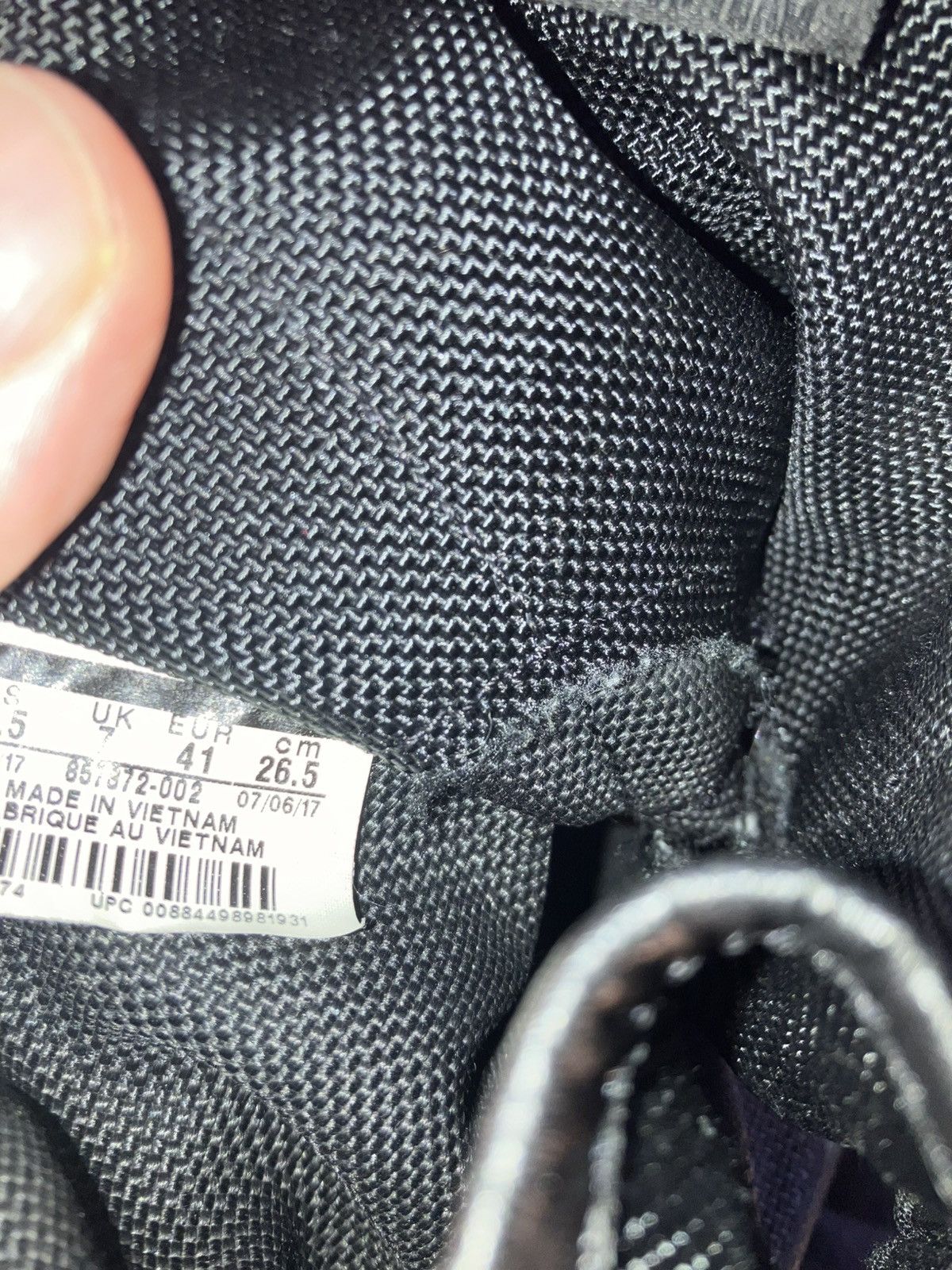 Nike 2017 Nike SF Air Force 1 high, double buckle, ‘Triple black’ Size US 8 / EU 41 - 8 Thumbnail