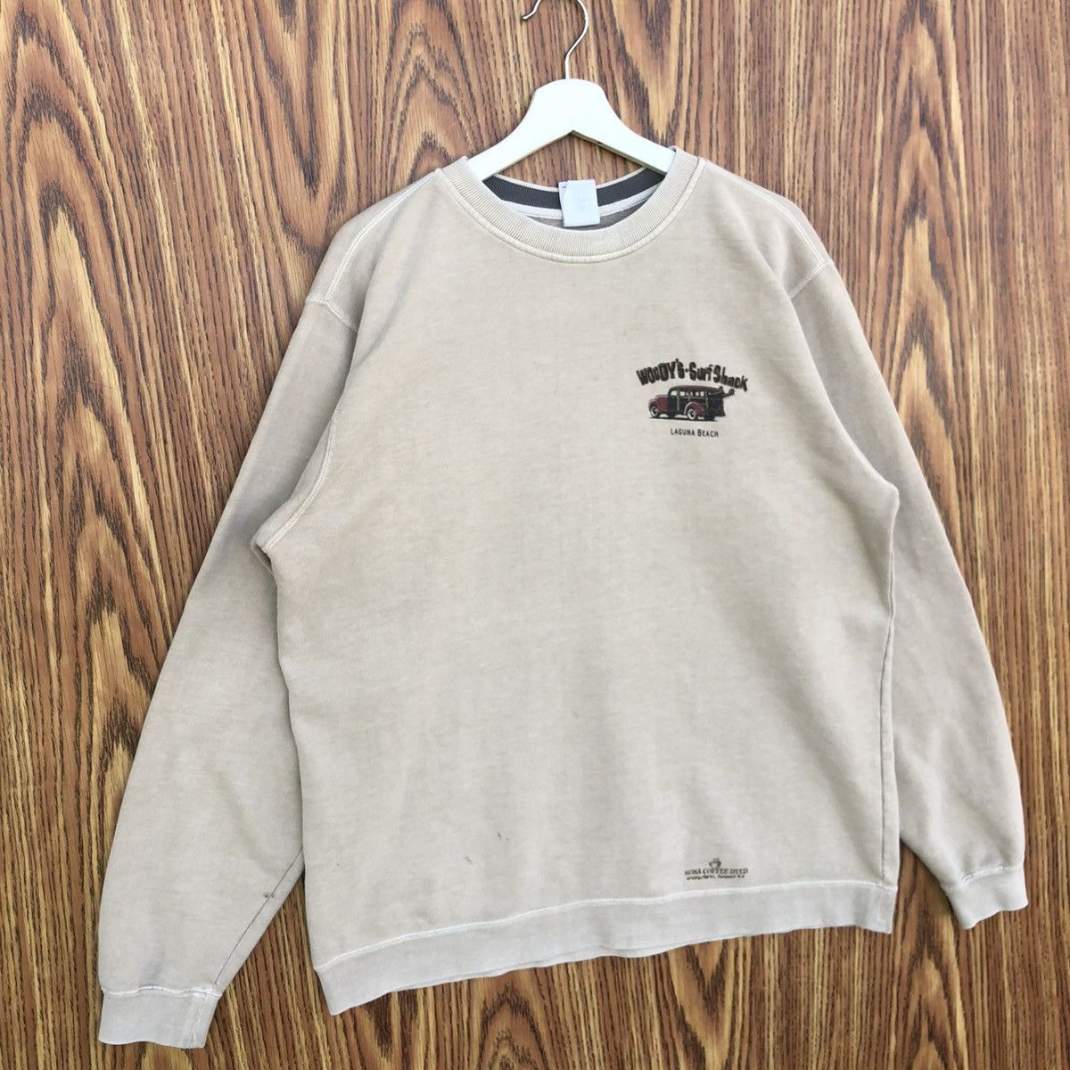 Vintage Vintage Woody’s Surf Shack Sweatshirt Surfboards Pullover Size US L / EU 52-54 / 3 - 4 Thumbnail