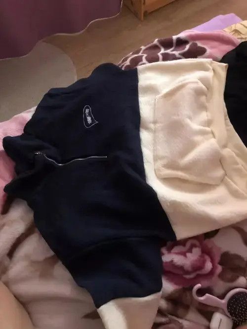 Other Multi Shaded Navy Blue White Streetwear Sherpa Size US L / EU 52-54 / 3 - 4 Thumbnail