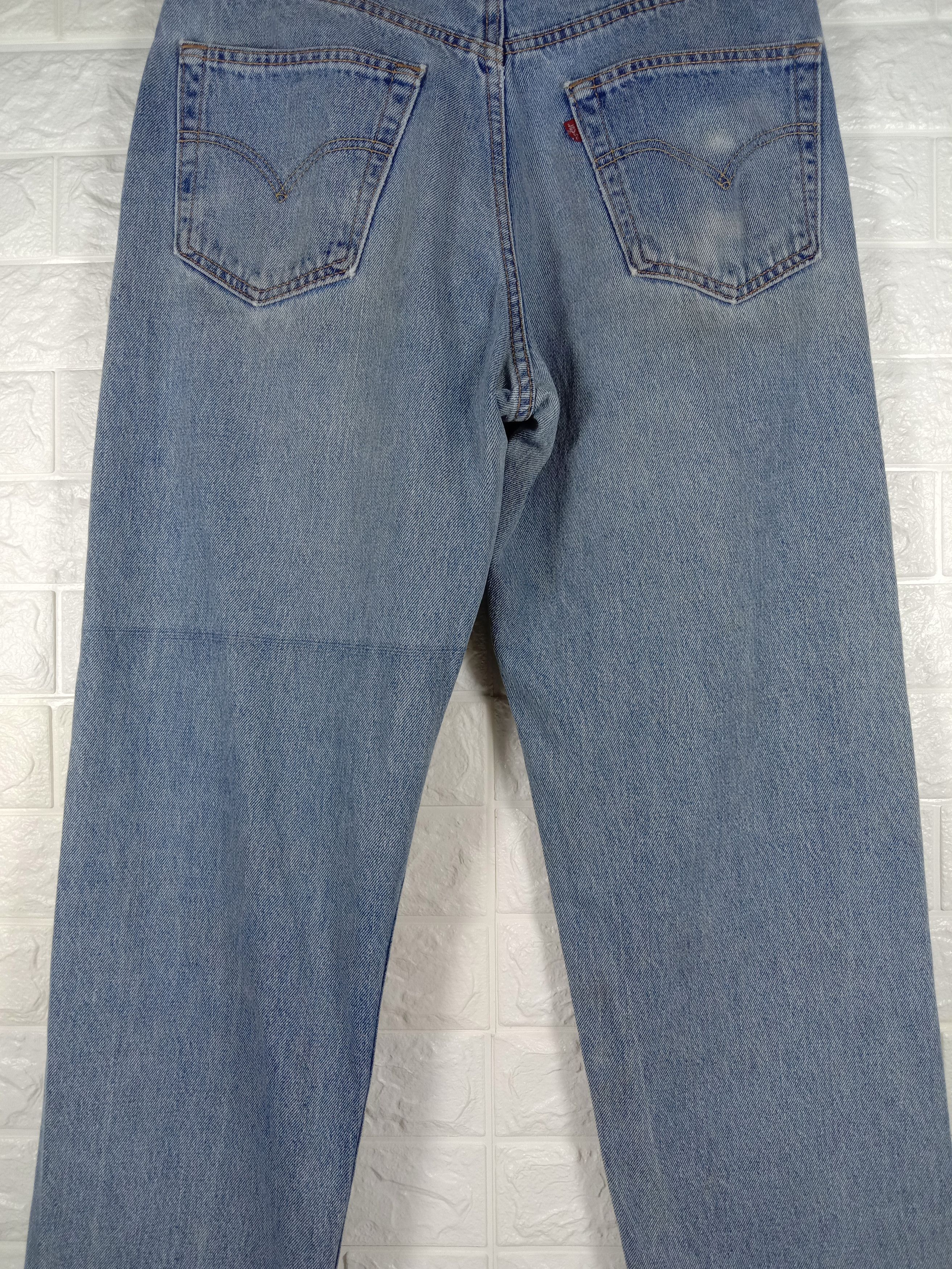 Levi's Vintage 90s Levi's 550 Jeans Blue Wash Denim Size US 34 / EU 50 - 7 Thumbnail