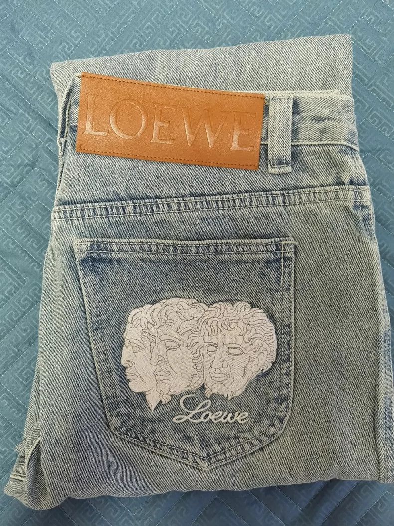 Loewe Loewe Lady's jeans with stone-washed blue finish Size 41" - 7 Thumbnail