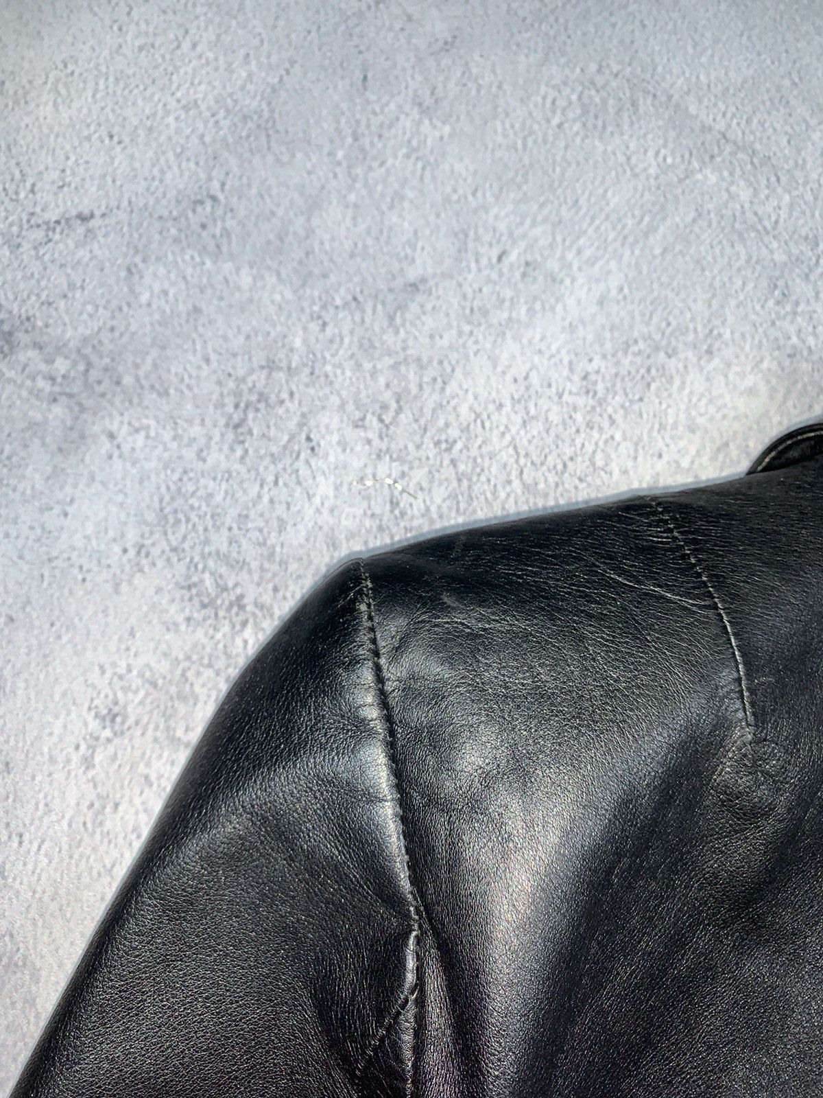 Vintage Vintage 90s Japan leather blazer jacket AvantGarde bondage Size S / US 4 / IT 40 - 17 Thumbnail