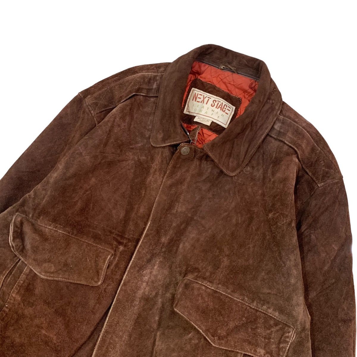 Japanese Brand × Leather × Vintage Vintage Next Stage Cowhide Leather Jacket Size US M / EU 48-50 / 2 - 3 Thumbnail