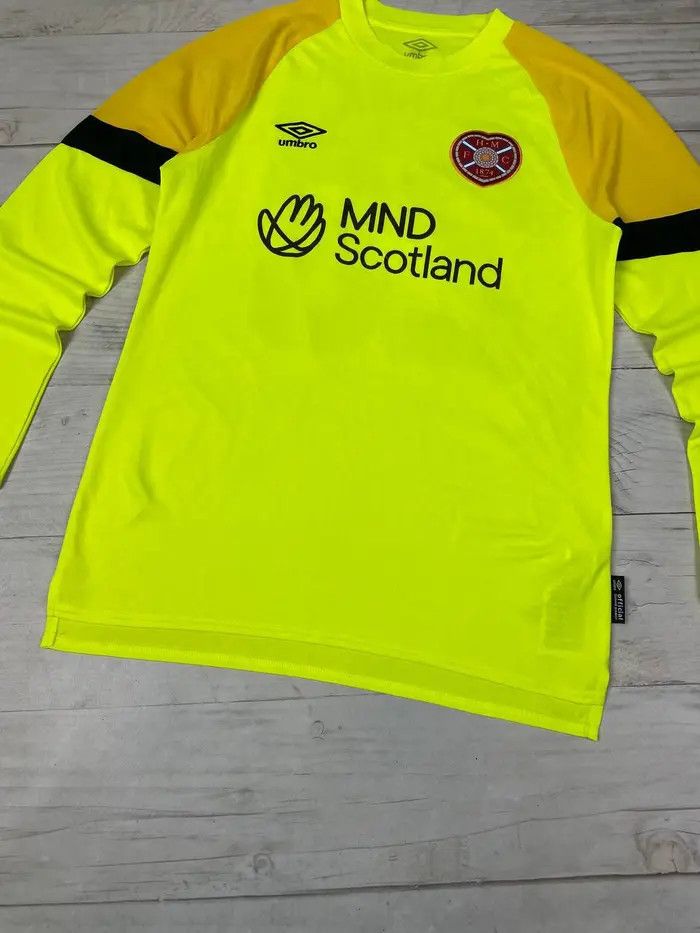 Umbro Heart of Midlothian 2023 2024 Clark #28 Goalkeeper Jersey Size US S / EU 44-46 / 1 - 4 Thumbnail