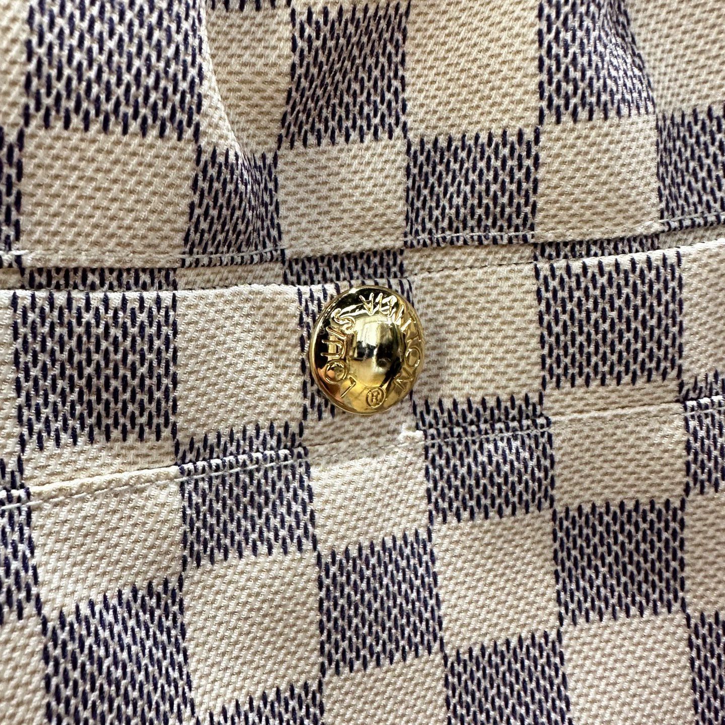 Louis Vuitton LV may303 Damier Checkerboard Logo Short Nylon 34 Size 25" / US 0 / IT 36 - 7 Thumbnail