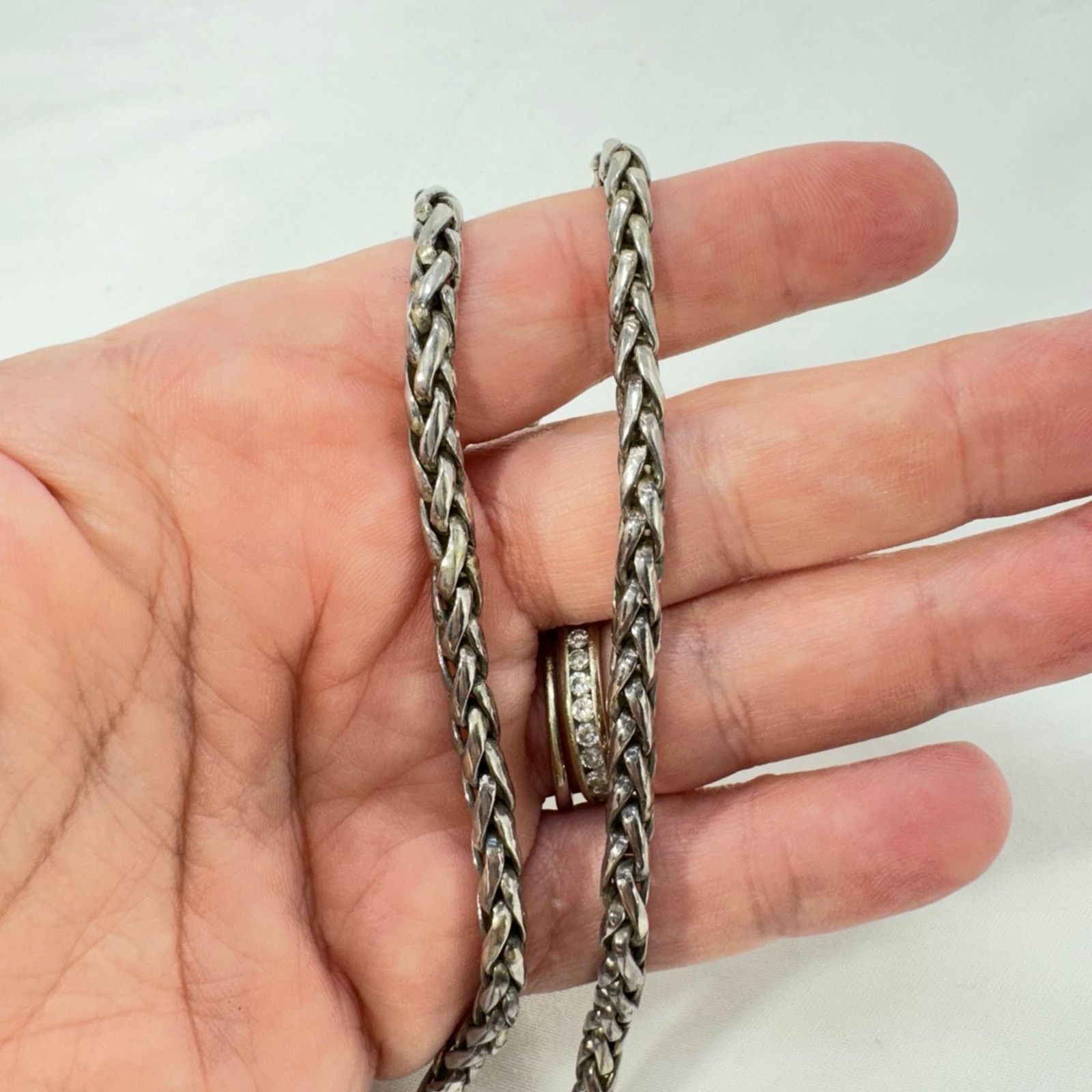 NBDN Nobrandedon Sterling silver rope chain and pendant Size ONE SIZE - 3 Thumbnail