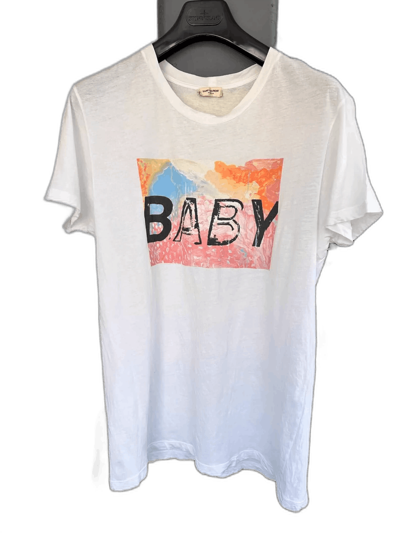 Saint Laurent Paris Saint Laurent Paris Classic Printed Short Sleeve Shirt-2507 Size US L / EU 52-54 / 3 - 7 Thumbnail