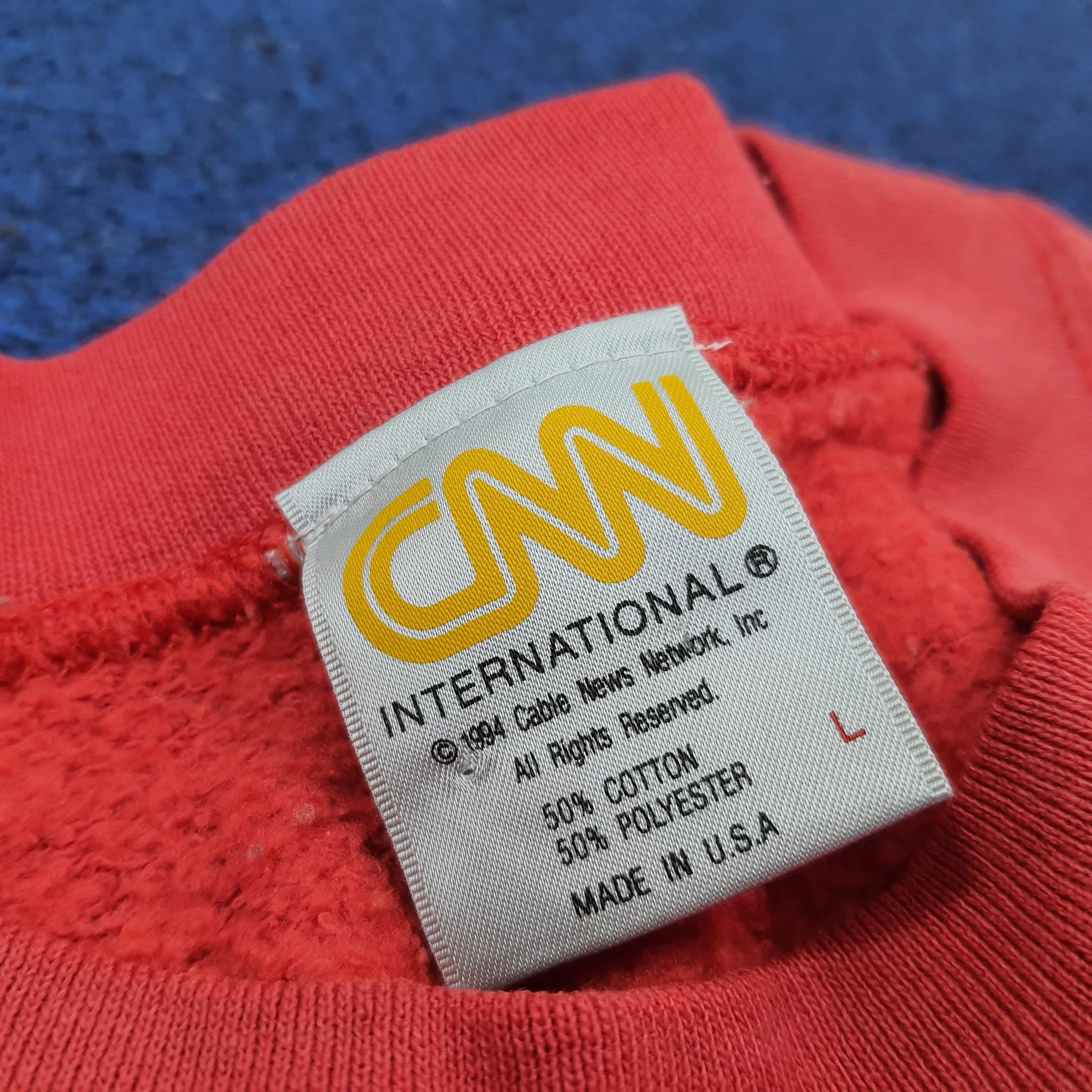 Vintage Vintage CNN Atlanta Sweatshirt C227N22 Size US M / EU 48-50 / 2 - 4 Thumbnail