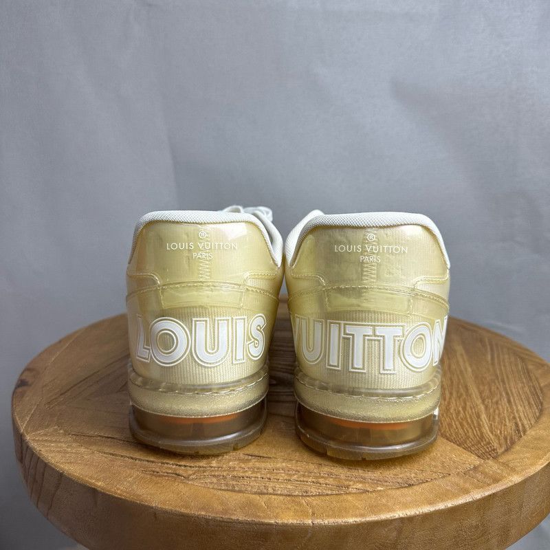 Louis Vuitton Louis Vuitton Transparent Logo Fashion Sneakers - Size US 8.5 / EU 41-42 - 3 Thumbnail