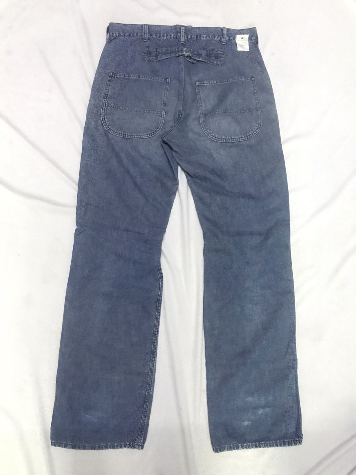 URBAN RESEARCH DOORS Urban Research Door - Baker Jeans Buckle Back Wide Leg Jeans Size US 32 / EU 48 - 8 Thumbnail