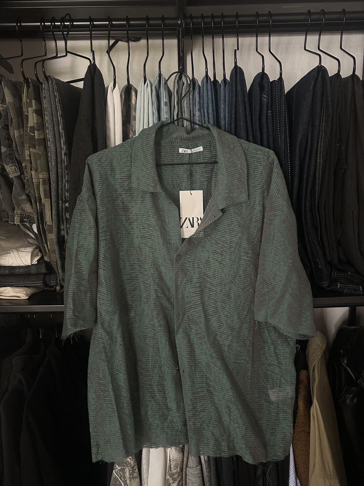 Zara KNIT JACQUARD SEMI - SHEER MESH VINTAGE TOP Size US S / EU 44-46 / 1 - 2 Thumbnail
