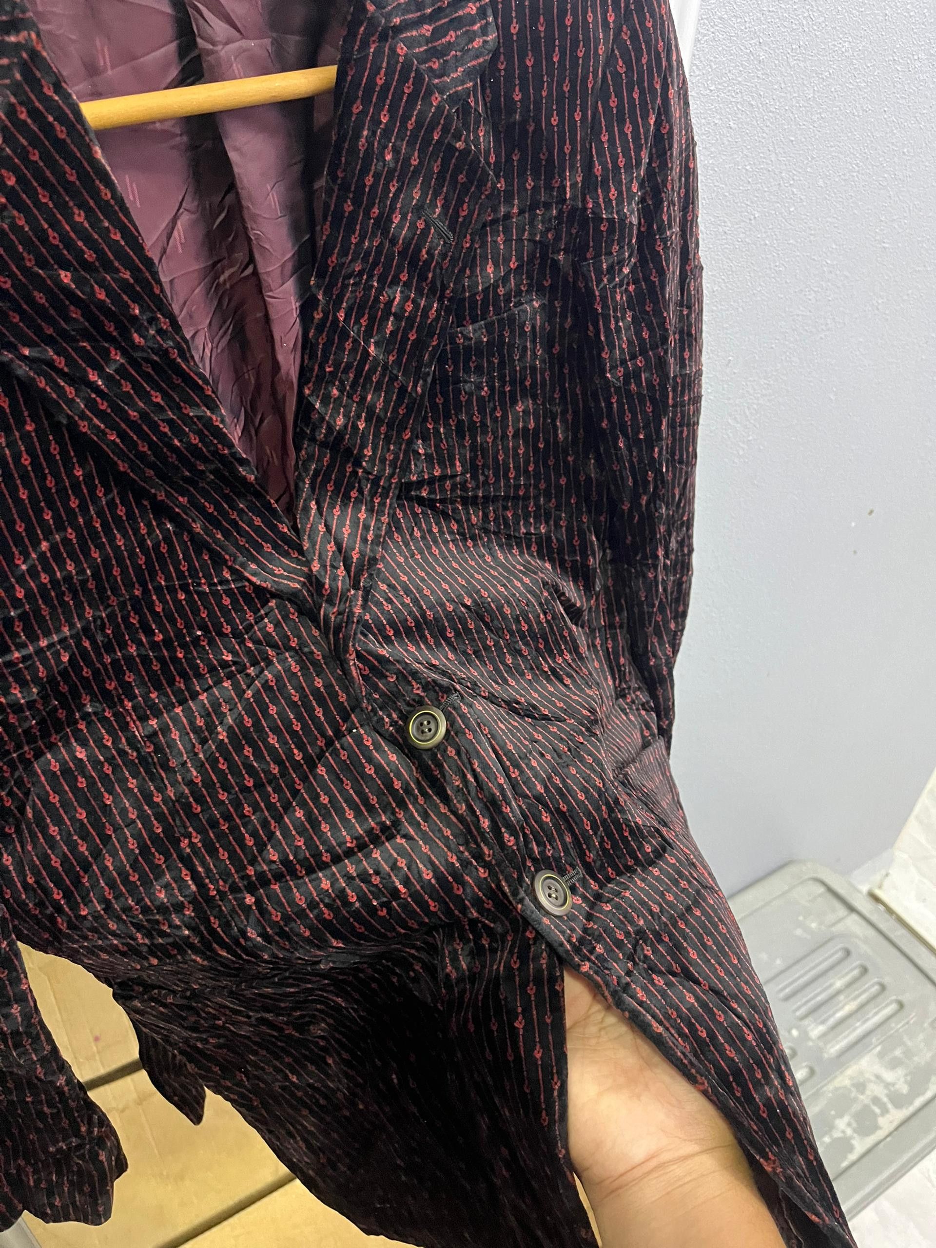 Japanese Brand Niedieck Brilliant Velvet Blazer German Fabric Size 38S - 3 Thumbnail
