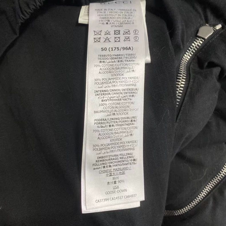 Gucci Gucci The latest black plush pattern logo down jacket 2501- Size US M / EU 48-50 / 2 - 5 Thumbnail