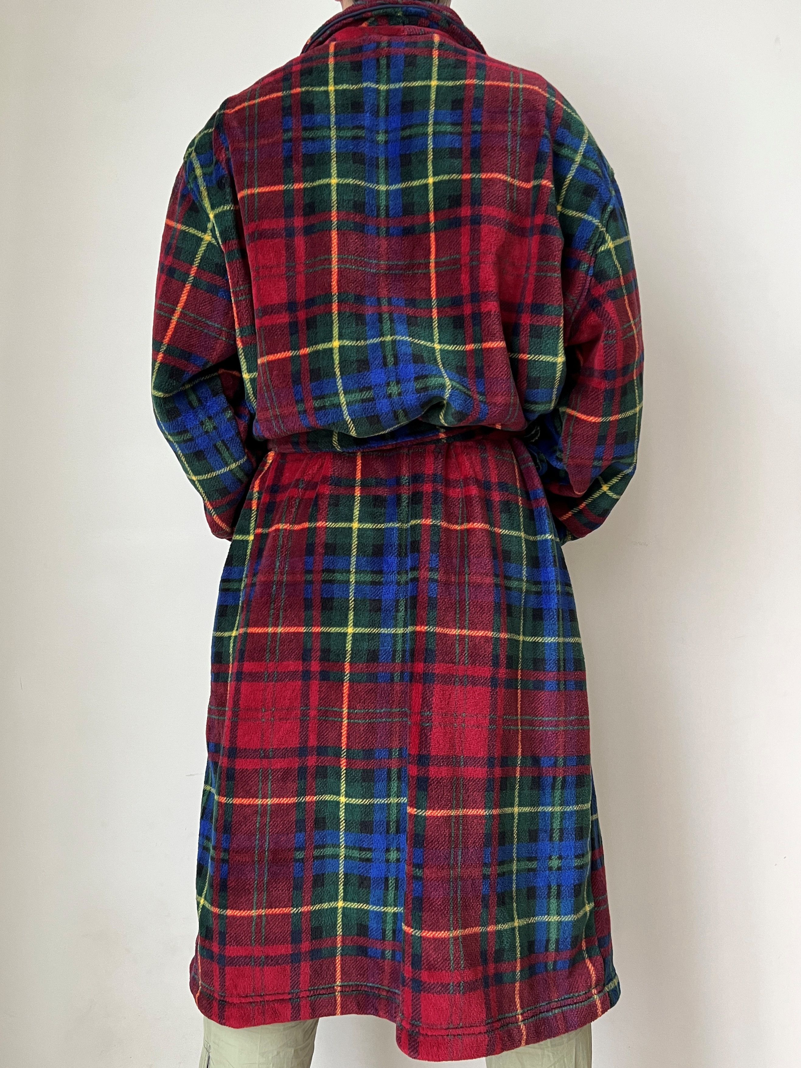 Polo Ralph Lauren Polo Ralph Lauren Plaid Robe Luxury Sleepwear Big Pony Logo Size US XL / EU 56 / 4 - 4 Thumbnail