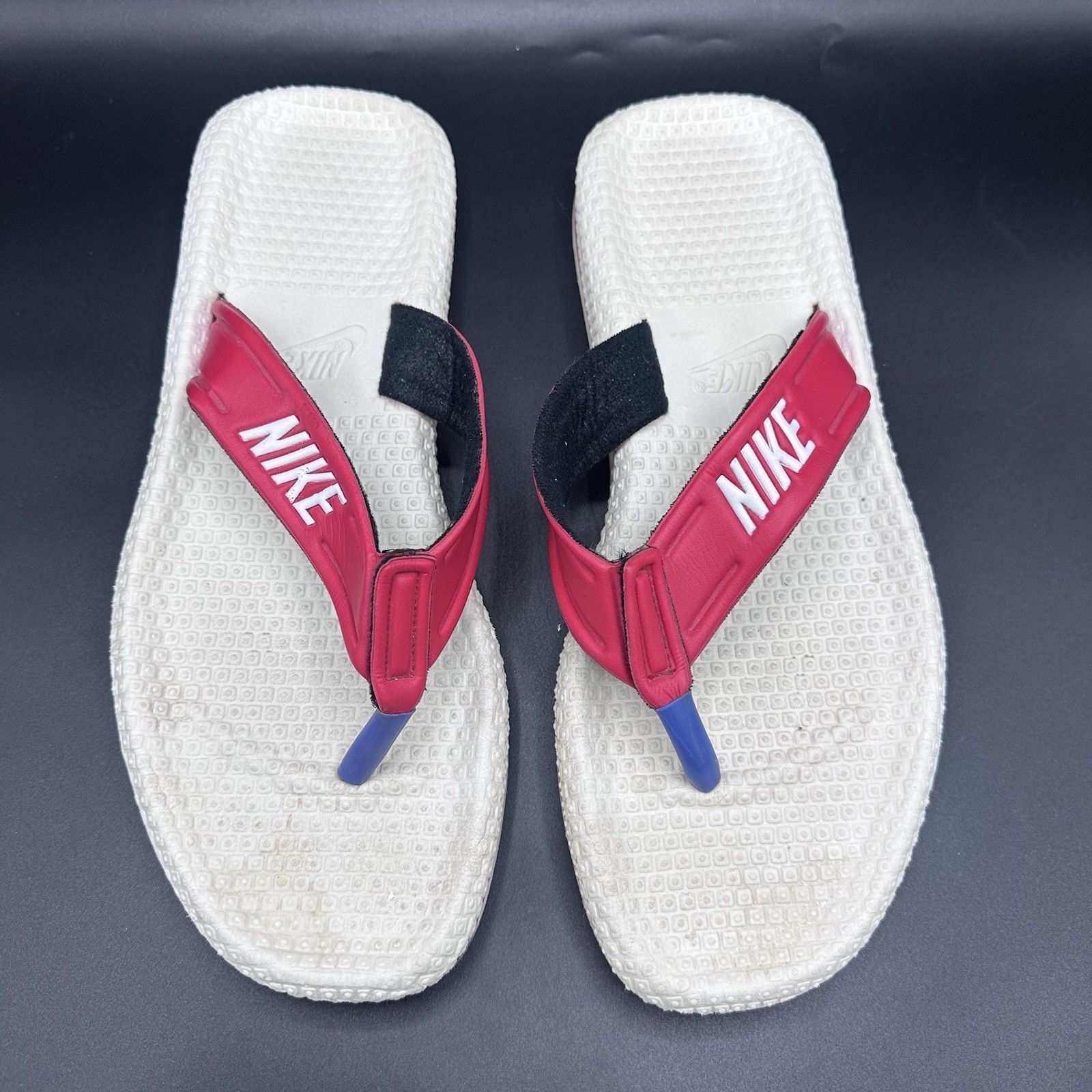 Nike Vintage 80s NIKE Waffle Sole Sandals Thong Flip Flops Sz 11 Size US 11 / EU 44 - 6 Thumbnail