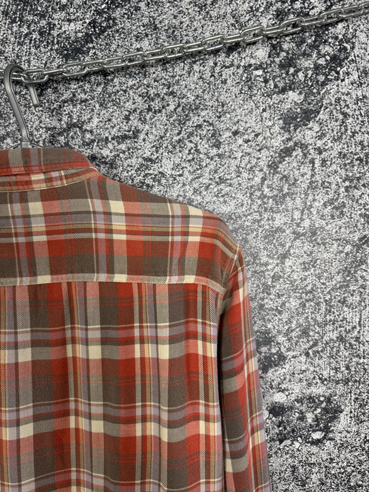 Allsaints Allsaints Gotland Long Sleeve Plaid Shirt Button Up Size L Size US L / EU 52-54 / 3 - 9 Thumbnail