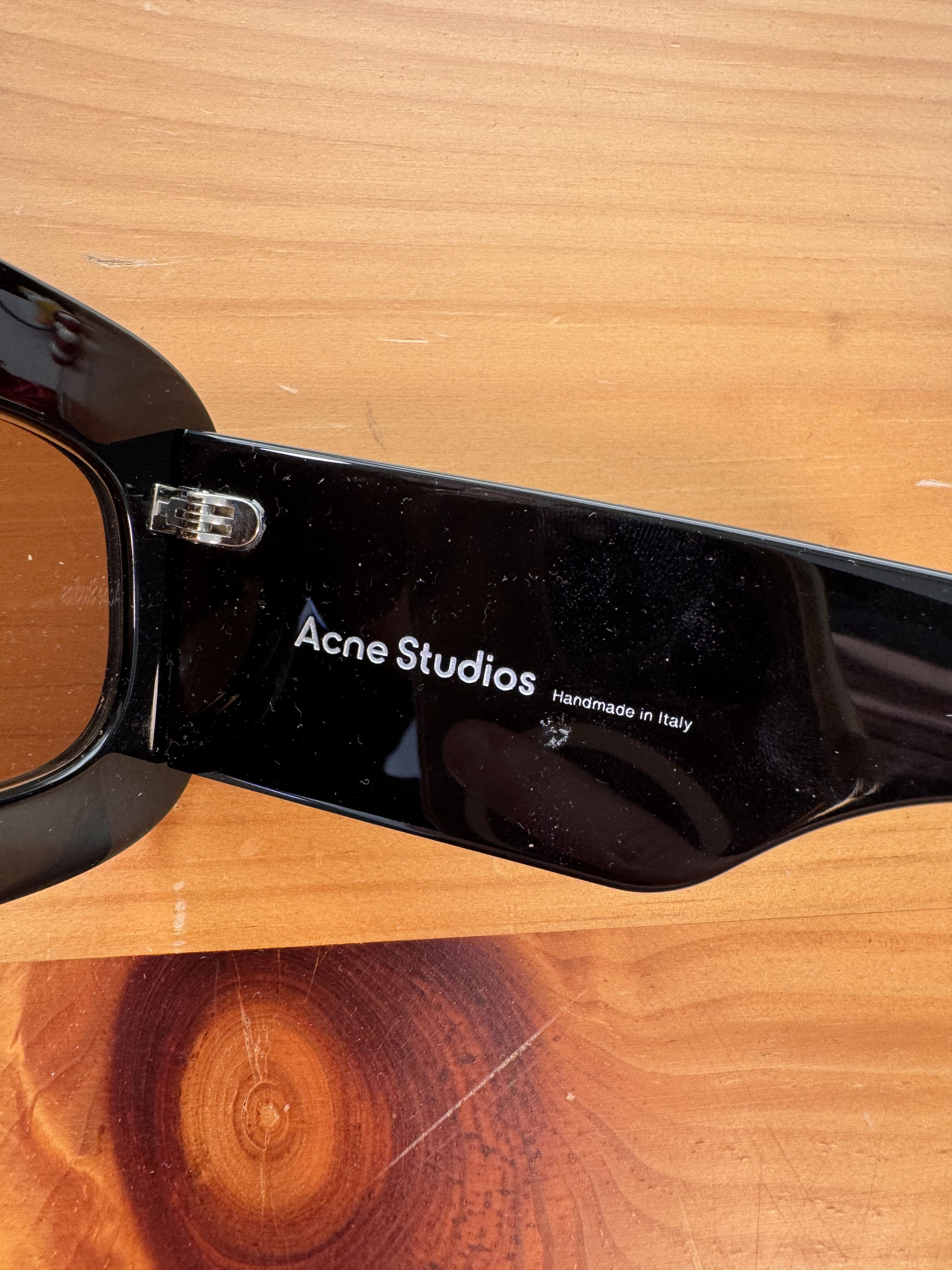 Acne Studios Acne Studios Oversized Fat Inflated Sunglasses Rectangle Size ONE SIZE - 7 Thumbnail