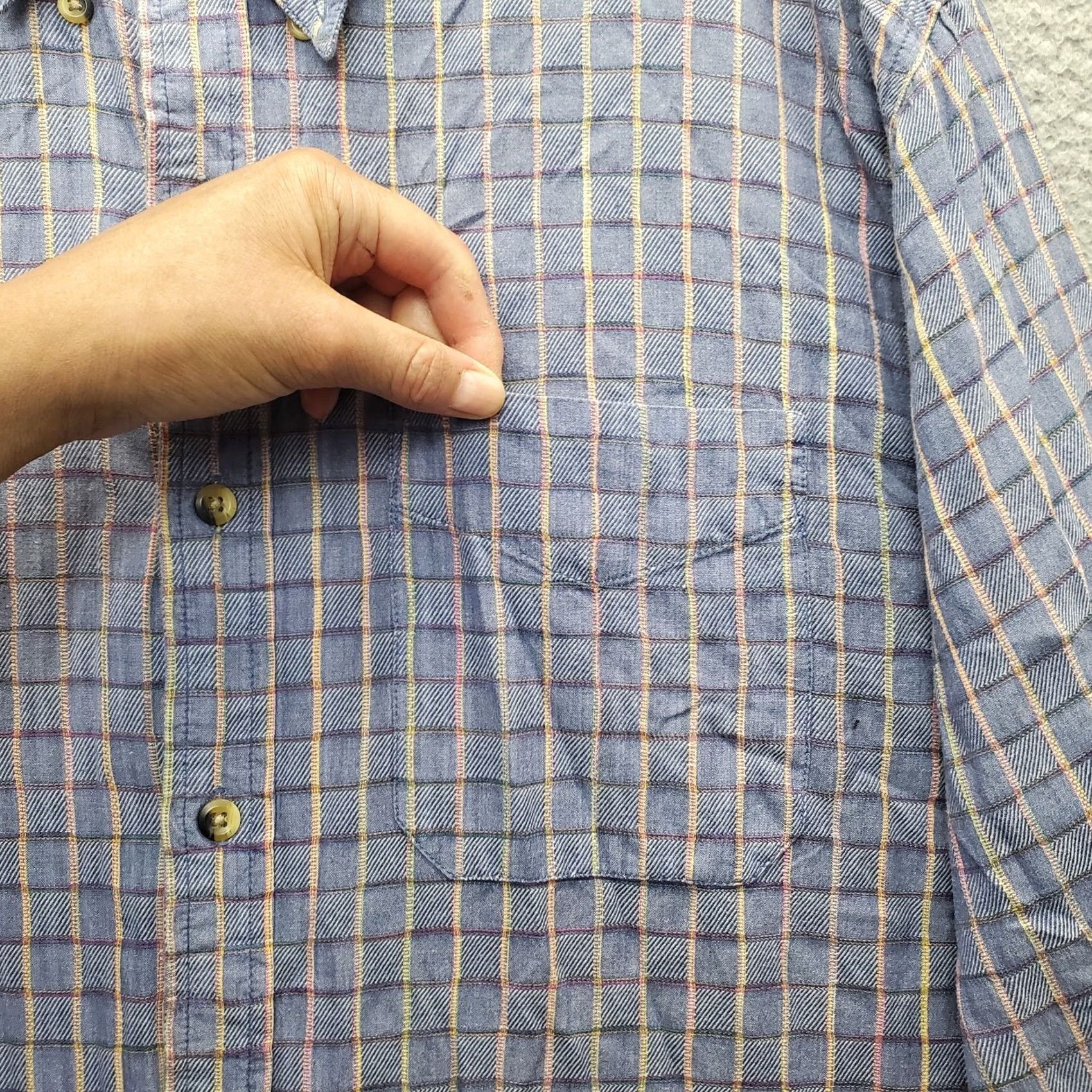 The Territory Ahead Territory Ahead Shirt Mens XL Multi Check Chest Pocket Collared Button Down Size US XL / EU 56 / 4 - 4 Thumbnail