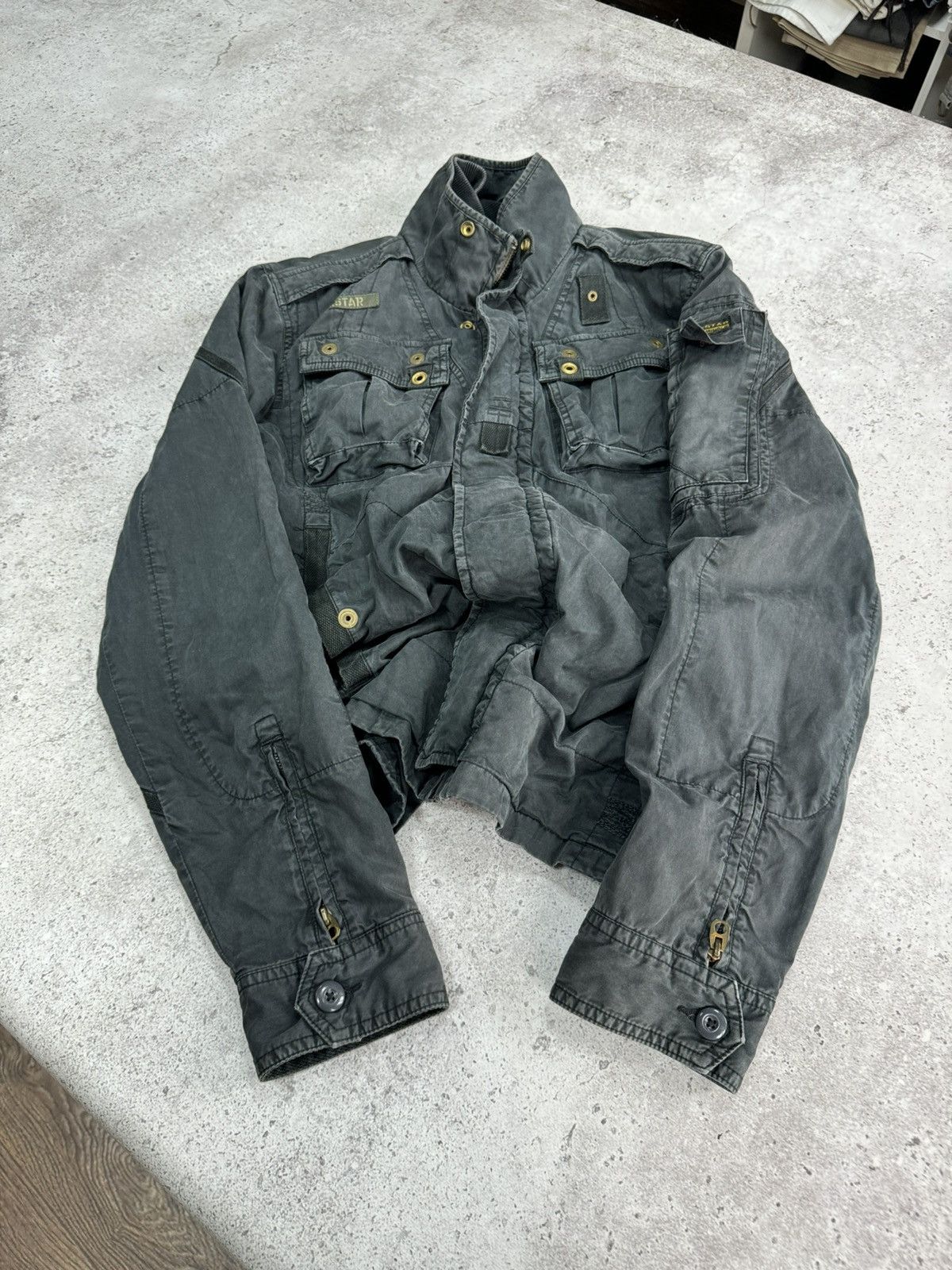G-Star Vintage Faded Balenciaga Junya Watanabe Style Jacket Size US M / EU 48-50 / 2 - 6 Thumbnail