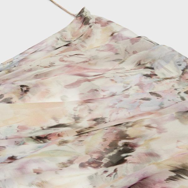Celine o1w1db10125 2R51J973U Silk Muslin Lingerie Dress Size XXS / US 00 / IT 34 - 3 Thumbnail
