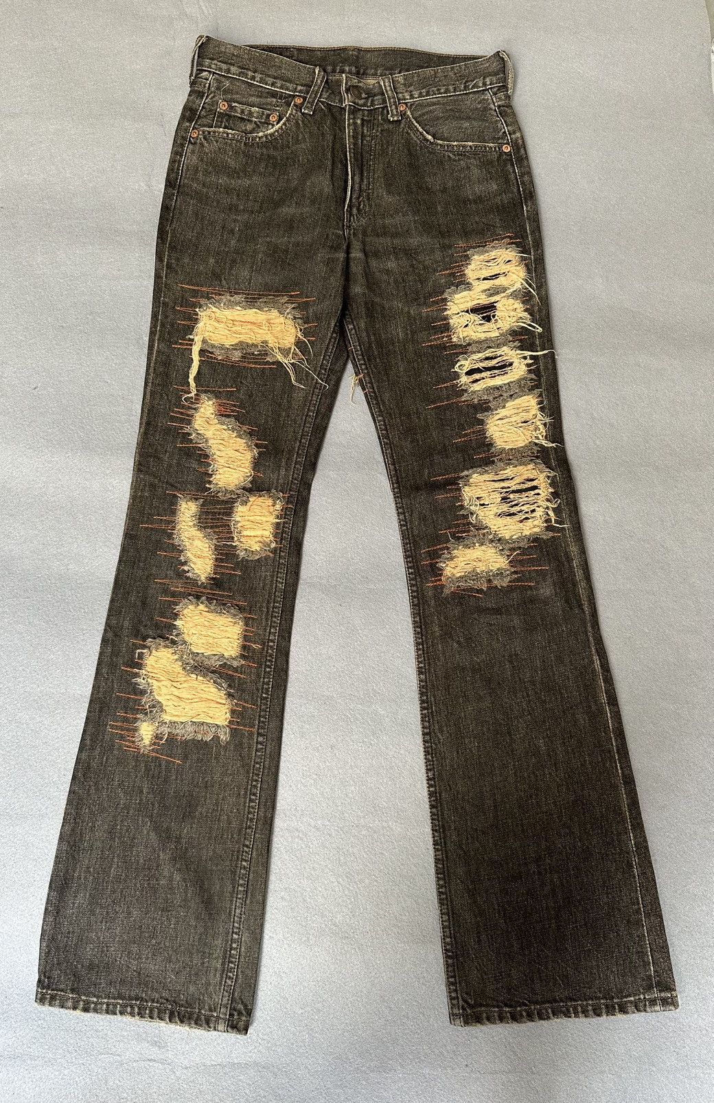 Levi's Vintage Clothing FLARE Levi’s 517 Distressed Denim Size US 28 / EU 44 - 1 Thumbnail