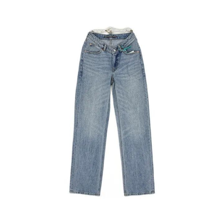 Alexander Wang Alexander Wang Blue Relaxed Fit Denim Pants - Size 25" / US 0 / IT 36 - 2 Thumbnail