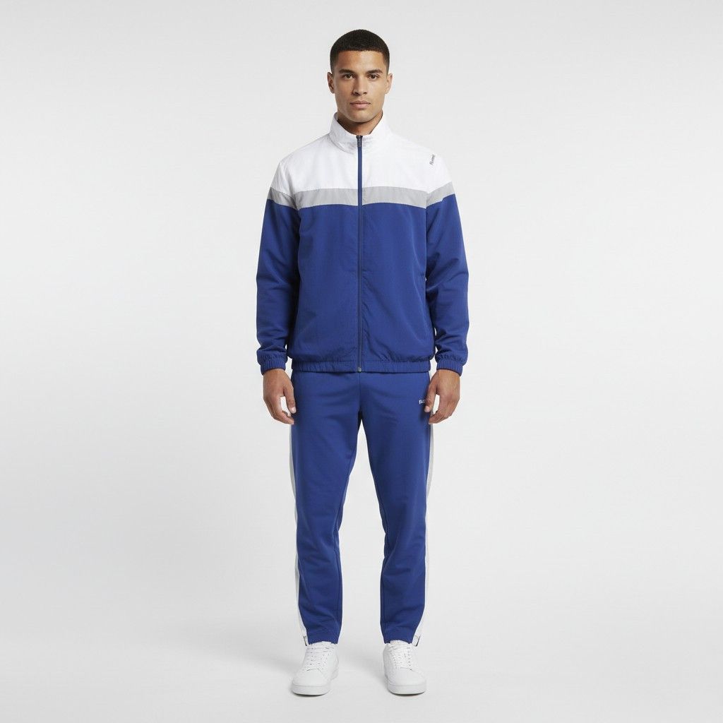Reebok Reebok Men L Jacket White Blue Bomber Vintage 2797 Size US L / EU 52-54 / 3 - 1 Thumbnail